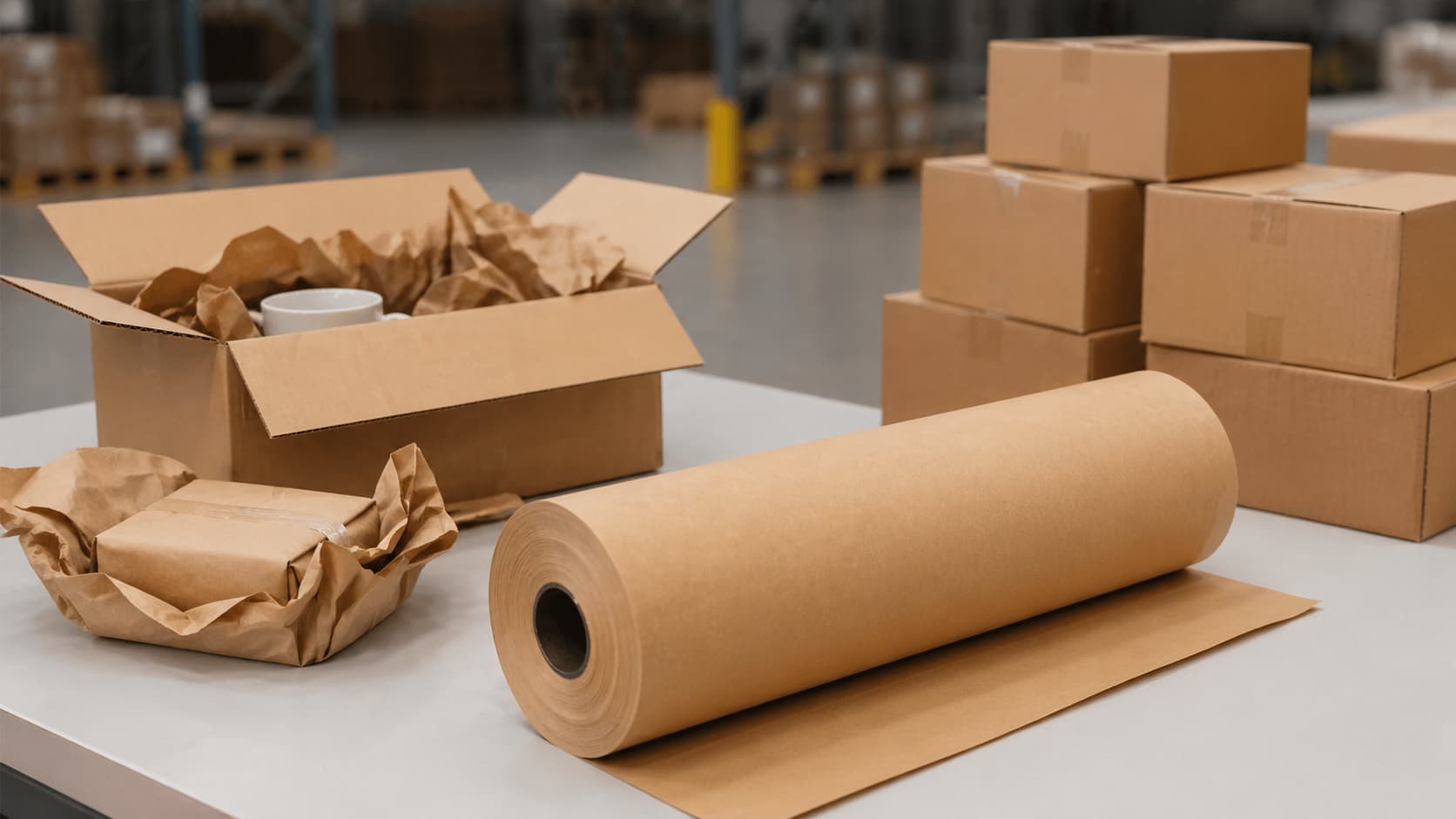 Rolo de papel para embalagem protege mesmo?